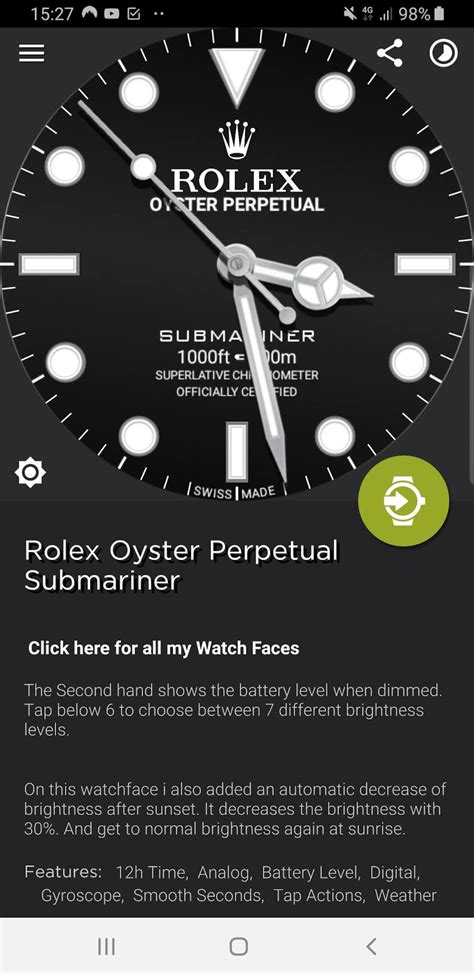 gear rolex fac|rolex submariner watchface download.